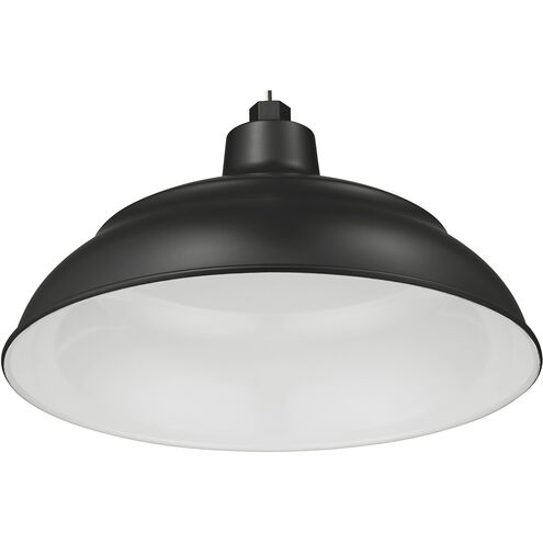 R Series Satin Black 17 inch Warehouse Shade